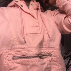 Pink American Eagle Windbreaker